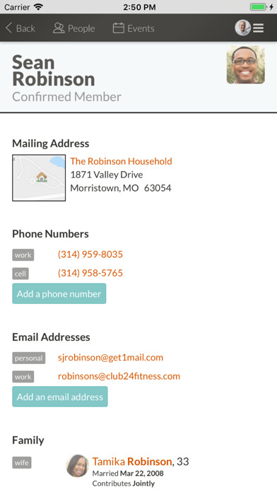 Emulate iPhone app Church360° Members using MyAndroid Emulate iPhone app Church360° Members using MyAndroid