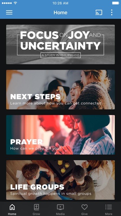 Emulate iPhone app Church at the Cross using MyAndroid Emulate iPhone app Church at the Cross using MyAndroid