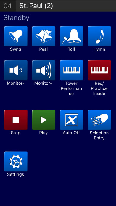 Emulate iPhone app Church Bell Remote using MyAndroid Emulate iPhone app Church Bell Remote using MyAndroid