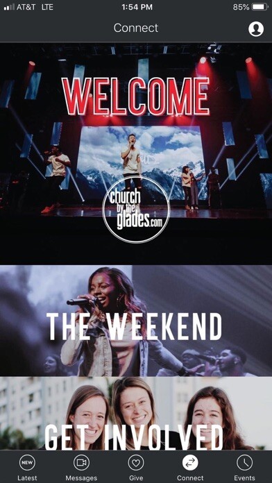 Emulate iPhone app Church by the Glades App using MyAndroid