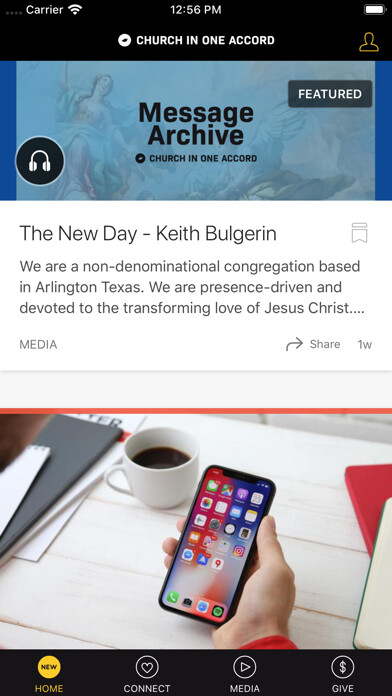 Emulate iPhone app Church in One Accord using MyAndroid Emulate iPhone app Church in One Accord using MyAndroid