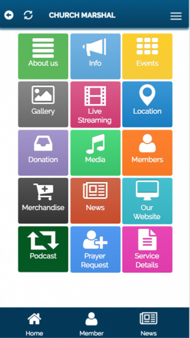 Emulate iPhone app Church Marshal using MyAndroid Emulate iPhone app Church Marshal using MyAndroid