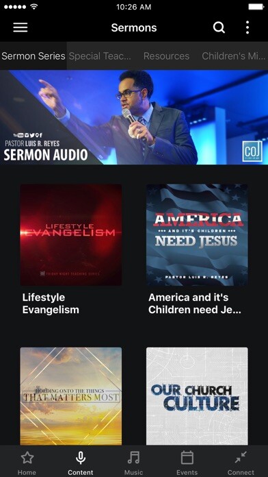 Emulate iPhone app Church of Joy using MyAndroid Emulate iPhone app Church of Joy using MyAndroid