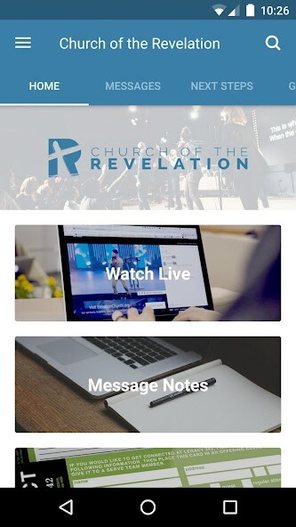 Emulate iPhone app Church of the Revelation using MyAndroid
