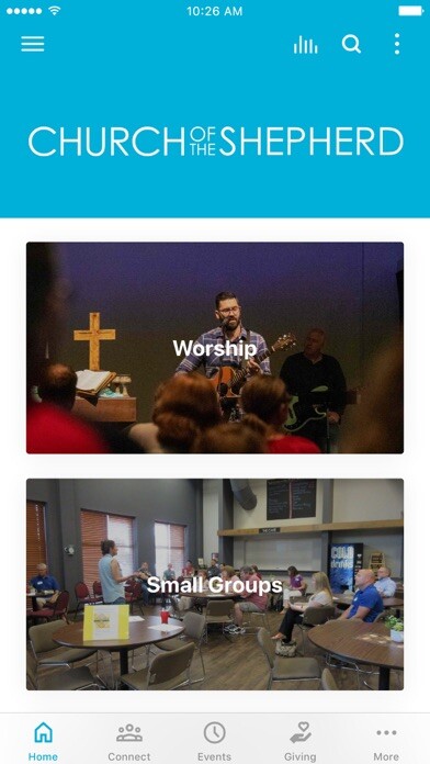 Emulate iPhone app Church of the Shepherd UMC using MyAndroid Emulate iPhone app Church of the Shepherd UMC using MyAndroid