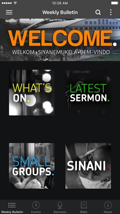 Emulate iPhone app Church Unlimited Mbombela using MyAndroid Emulate iPhone app Church Unlimited Mbombela using MyAndroid