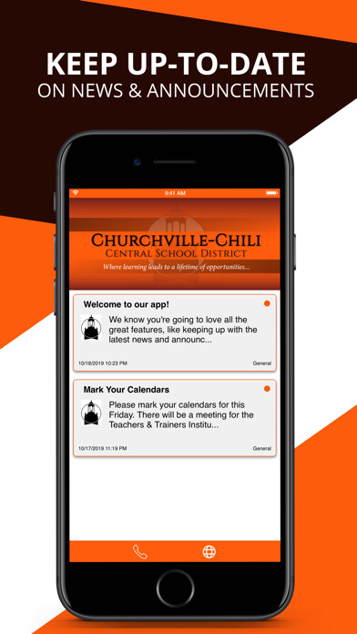 Emulate iPhone app Churchville-Chili CSD using MyAndroid Emulate iPhone app Churchville-Chili CSD using MyAndroid
