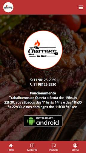 Run android online APK Churrasco In Box from MyAndroid or emulate Churrasco In Box using MyAndroid Run android online APK Churrasco In Box from MyAndroid or emulate Churrasco In Box using MyAndroid