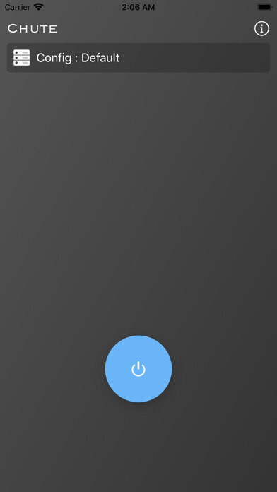 Emulate iPhone app Chute - Network Toolbox using MyAndroid
