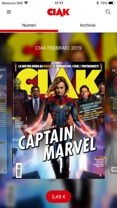 Emulate iPhone app Ciak - Digital using MyAndroid