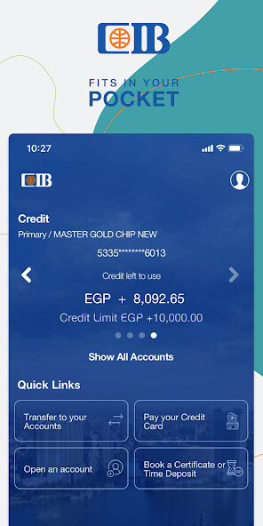 Run android online APK CIB Egypt Mobile Banking from MyAndroid or emulate CIB Egypt Mobile Banking using MyAndroid