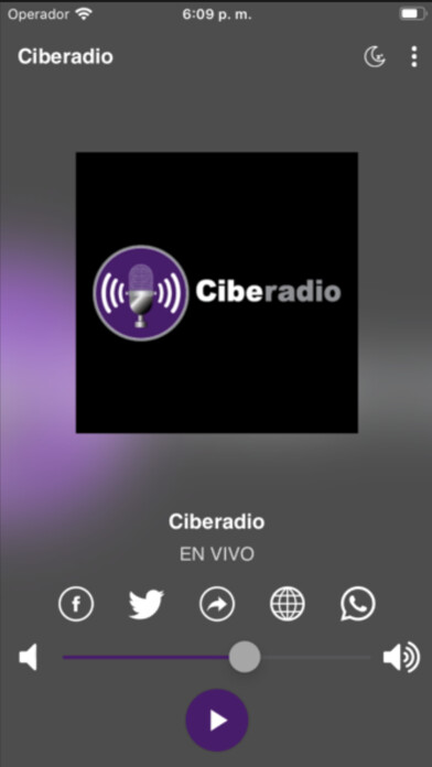 Emulate iPhone app Ciberadio using MyAndroid