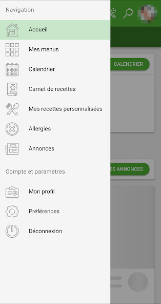 Run android online APK Cible Menu from MyAndroid or emulate Cible Menu using MyAndroid
