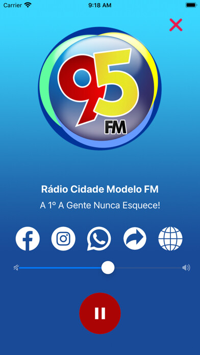 Emulate iPhone app Cidade Modelo FM using MyAndroid Emulate iPhone app Cidade Modelo FM using MyAndroid