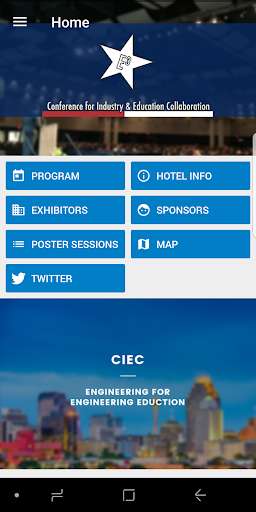 Run android online APK CIEC Conference from MyAndroid or emulate CIEC Conference using MyAndroid
