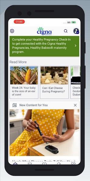 Emulate iPhone app Cigna Healthy Pregnancy using MyAndroid Emulate iPhone app Cigna Healthy Pregnancy using MyAndroid