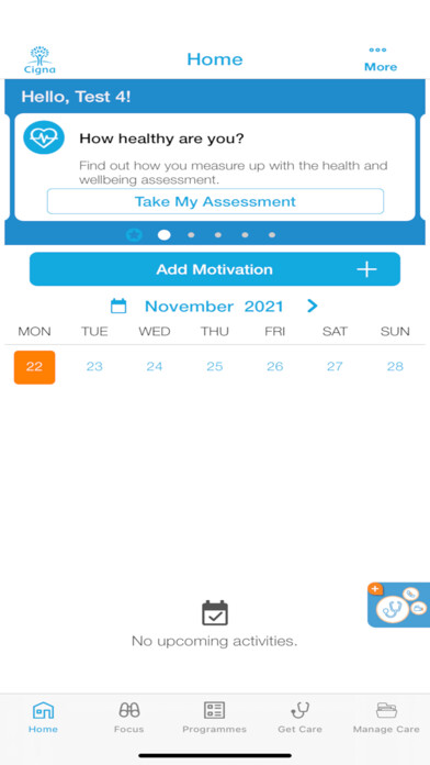 Emulate iPhone app Cigna Wellbeing™ using MyAndroid Emulate iPhone app Cigna Wellbeing™ using MyAndroid