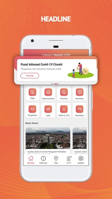 Emulate iPhone app Cimahi Smart City using MyAndroid Emulate iPhone app Cimahi Smart City using MyAndroid