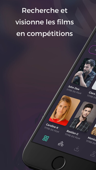 Emulate iPhone app CinéApp using MyAndroid
