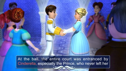 Emulate iPhone app Cinderella - Book & Games using MyAndroid