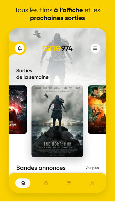 Emulate iPhone app Cine974 using MyAndroid Emulate iPhone app Cine974 using MyAndroid