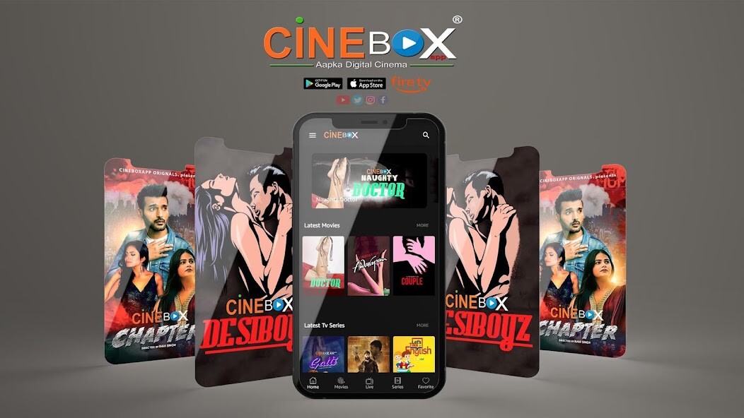 Run android online APK CINEBOX:Web Series  More App from MyAndroid or emulate CINEBOX:Web Series  More App using MyAndroid
