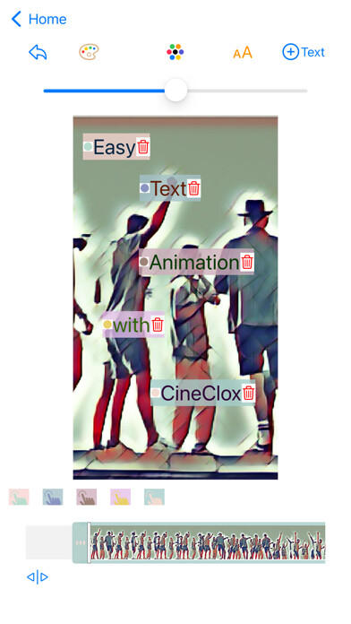Emulate iPhone app CineClox - Music & Animation using MyAndroid Emulate iPhone app CineClox - Music & Animation using MyAndroid