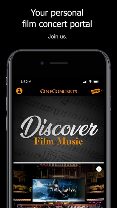Emulate iPhone app CineConcerts using MyAndroid