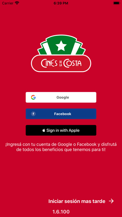 Emulate iPhone app Cine de la Costa using MyAndroid Emulate iPhone app Cine de la Costa using MyAndroid
