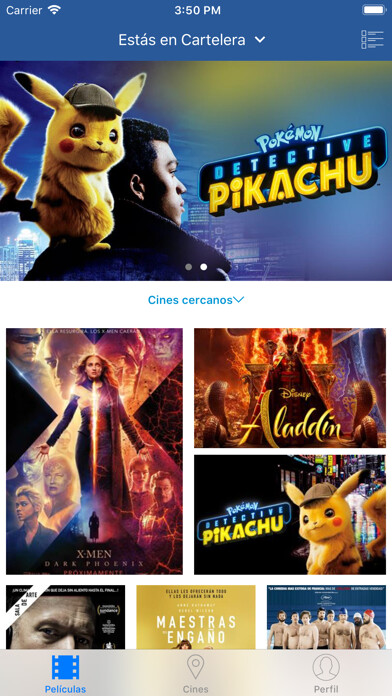 Emulate iPhone app CineHoyts Chile using MyAndroid Emulate iPhone app CineHoyts Chile using MyAndroid