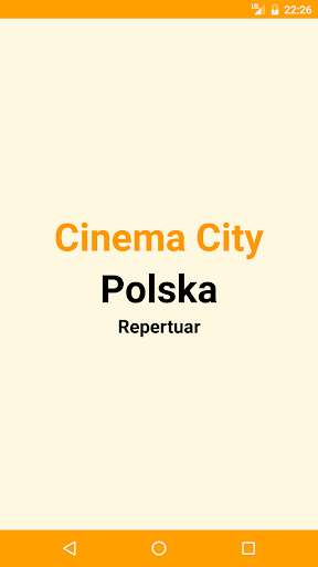 Run android online APK Cinema City Repertoire Poland from MyAndroid or emulate Cinema City Repertoire Poland using MyAndroid