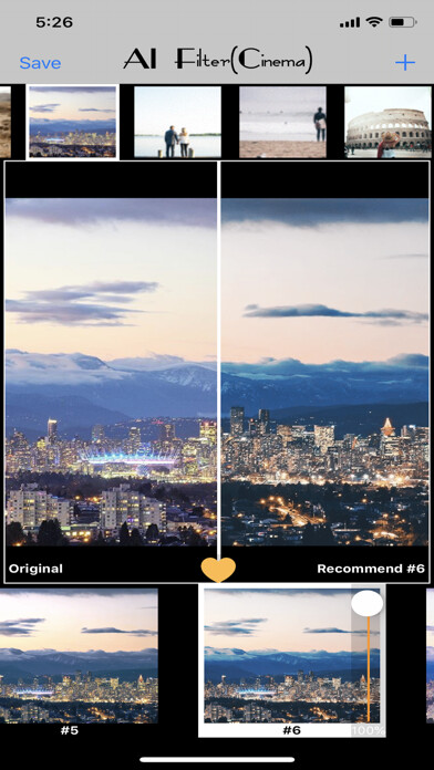 Emulate iPhone app Cinema Filter- movie feeling using MyAndroid
