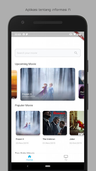 Run android online APK Cinema Flutter from MyAndroid or emulate Cinema Flutter using MyAndroid