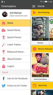 Emulate Android APK Cinemalytics