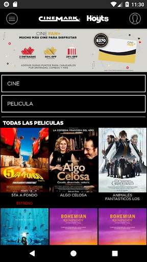 Run android online APK Cinemark Argentina from MyAndroid or emulate Cinemark Argentina using MyAndroid