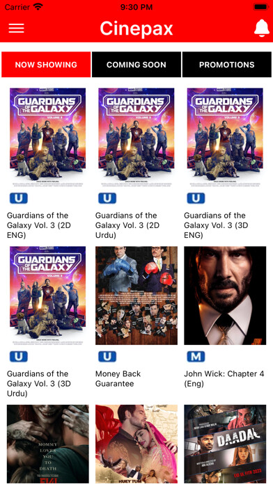 Emulate iPhone app Cinepax - Movie Tickets using MyAndroid Emulate iPhone app Cinepax - Movie Tickets using MyAndroid