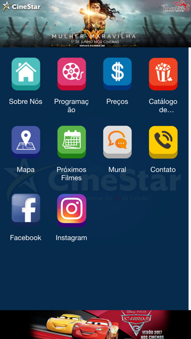 Emulate iPhone app CineStar using MyAndroid