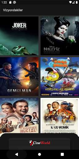Run android online APK Cineworld 23 from MyAndroid or emulate Cineworld 23 using MyAndroid
