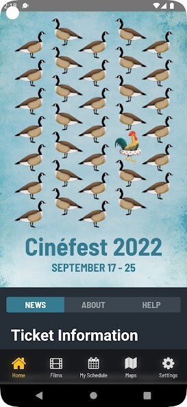 Run android online APK Cinéfest Sudbury from MyAndroid or emulate Cinéfest Sudbury using MyAndroid