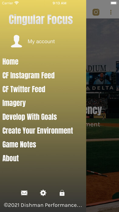 Emulate iPhone app Cingular Focus Baseball using MyAndroid Emulate iPhone app Cingular Focus Baseball using MyAndroid