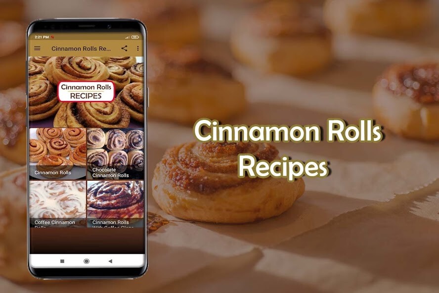 Run android online APK Cinnamon Rolls Recipe from MyAndroid or emulate Cinnamon Rolls Recipe using MyAndroid