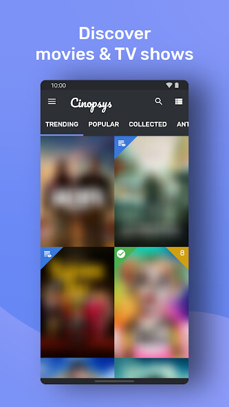 Run android online APK Cinopsys: Movie, Show Manager from MyAndroid or emulate Cinopsys: Movie, Show Manager using MyAndroid