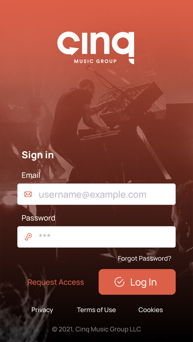 Emulate iPhone app Cinq Music using MyAndroid