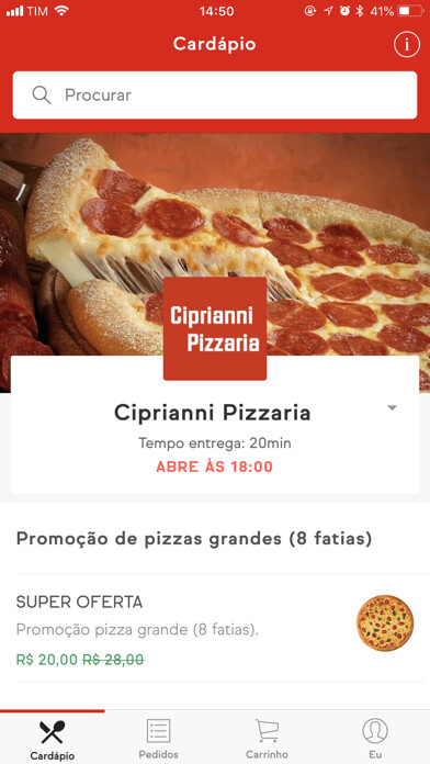 Emulate iPhone app Ciprianni Pizzas using MyAndroid Emulate iPhone app Ciprianni Pizzas using MyAndroid