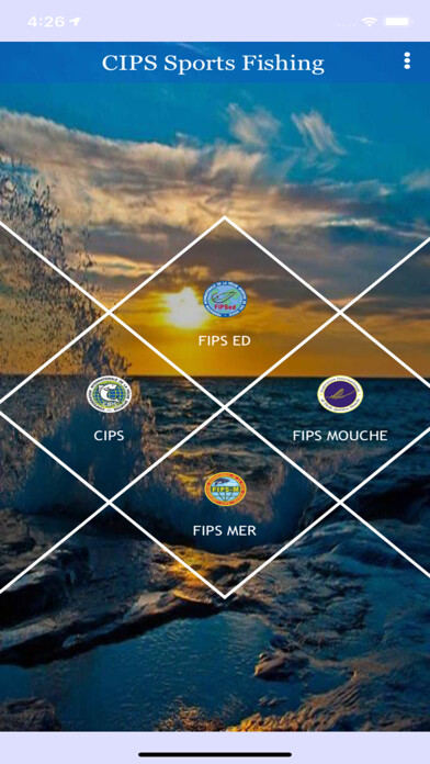 Emulate iPhone app CIPS Sports Fishing using MyAndroid