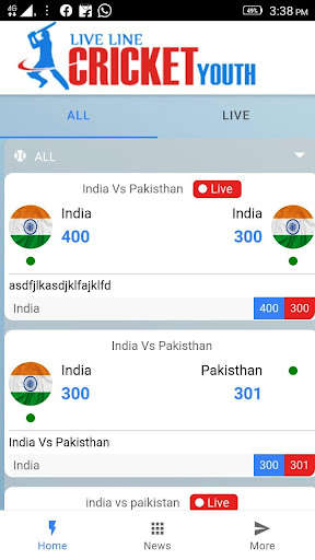 Run android online APK Circket Youth from MyAndroid or emulate Circket Youth using MyAndroid