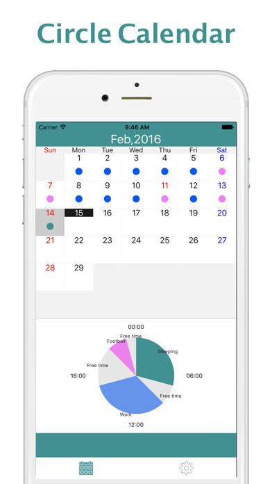 Emulate iPhone app Circle Calendar using MyAndroid Emulate iPhone app Circle Calendar using MyAndroid