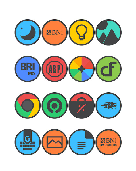 Run android online APK Circle Dark - Icon Pack from MyAndroid or emulate Circle Dark - Icon Pack using MyAndroid
