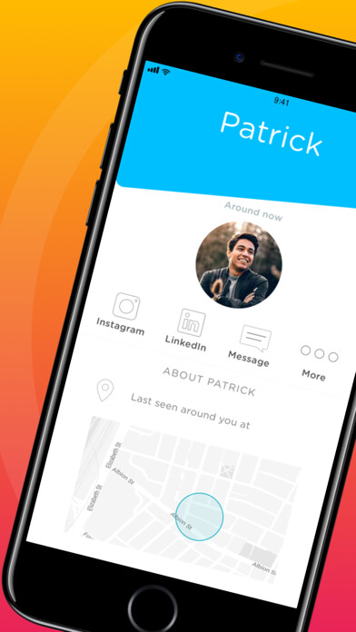Emulate iPhone app Circle - Discover people using MyAndroid