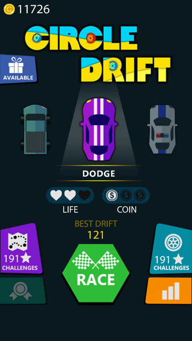 Emulate iPhone app Circle Drift using MyAndroid